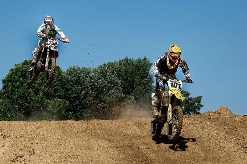 Posey County Motocross racers at the 4-H Fair